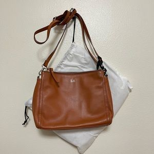 Lo&Sons original leather crossbody bag with storage bag in great condition